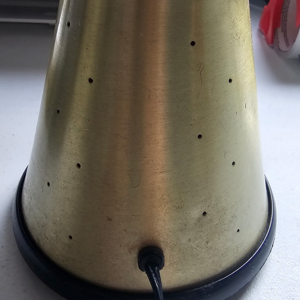 Vintage authentic working 70’s Gold and Red Lava Lamp Decor - Picture 5 of 9